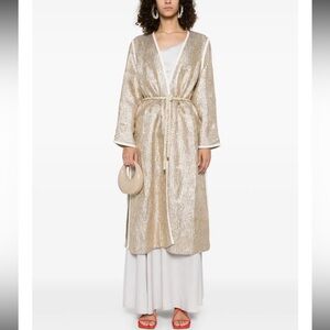 NWT Forte Forte Women’s Twinkle Gold Coat Size 2/Medium